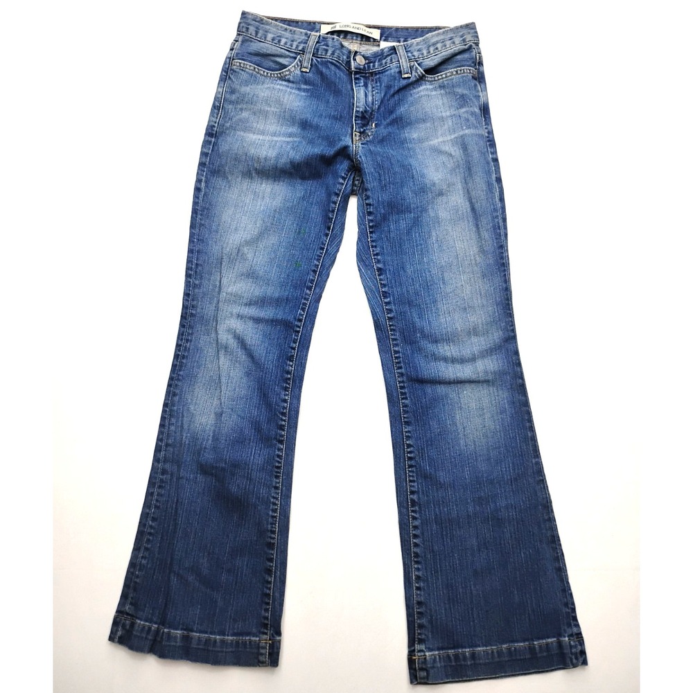 Gap Jeans Women 6 Boot Cut Long Lean Low Rise Medium Wash Trouser USA 30x30